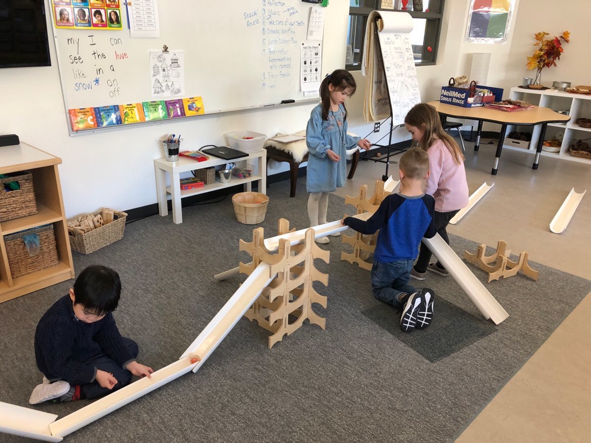 Experimenting with forces using ramps